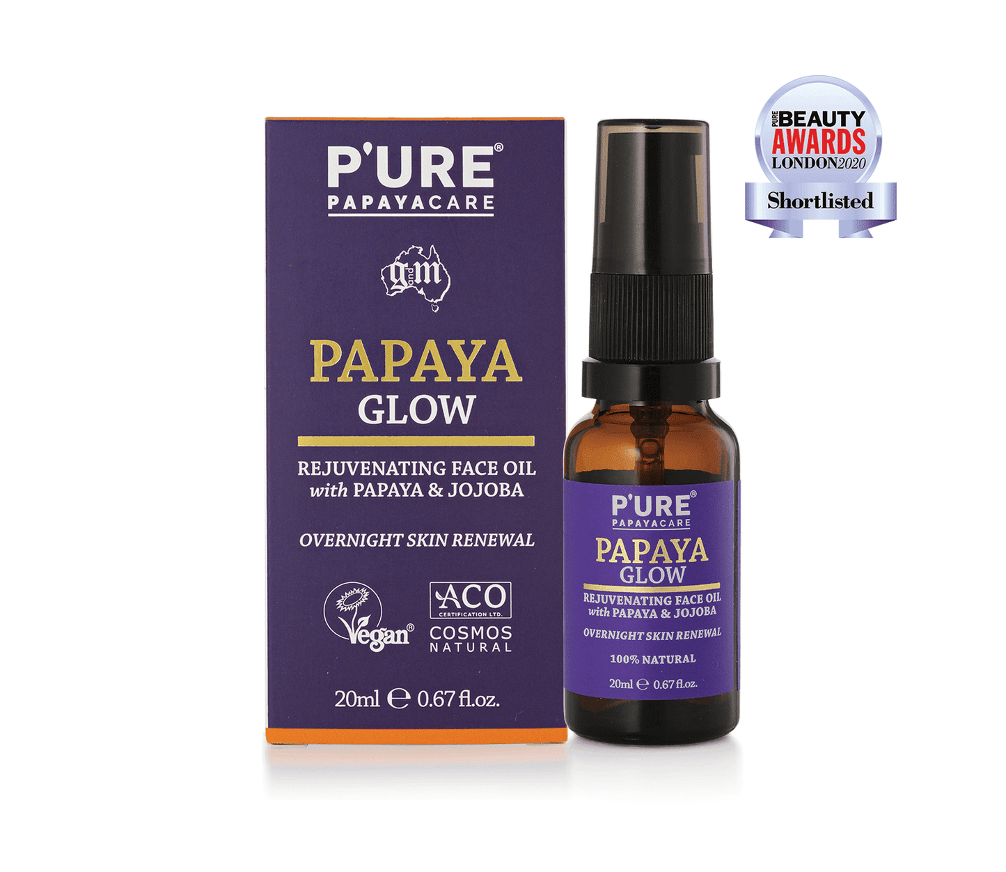 P’URE Papayacare Papaya Glow Rejuvenating Face Oil